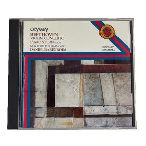 Beethoven Violin Concerto Isaac Stern Daniel Barenboim Odyssey‎ CD CBS